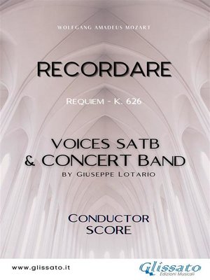 cover image of Recordare--SATB & Concert Band (score)